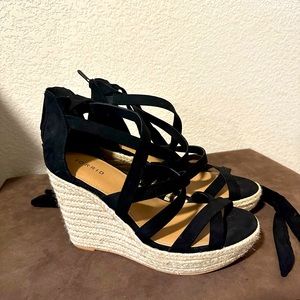 TORRID Ankle Wrap Espadrille Heels